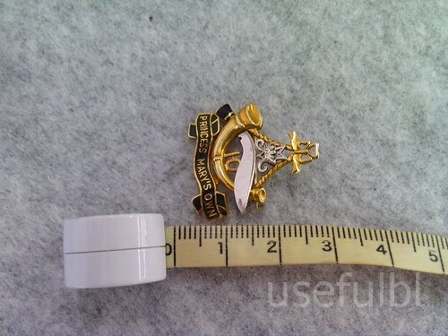 【ブローチ】　Princess Marys Own　刻印なし　約2.5ｃｍ　約4.9ｇ　SY02-Z77_画像6