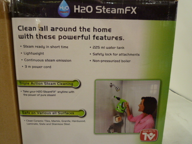 【株式会社三昧生活】　H2O　steam　FX　ハンディスチームクリーナー　レッド　赤色　掃除用具　家電　SY02-I53　＊ラスト＊_画像5