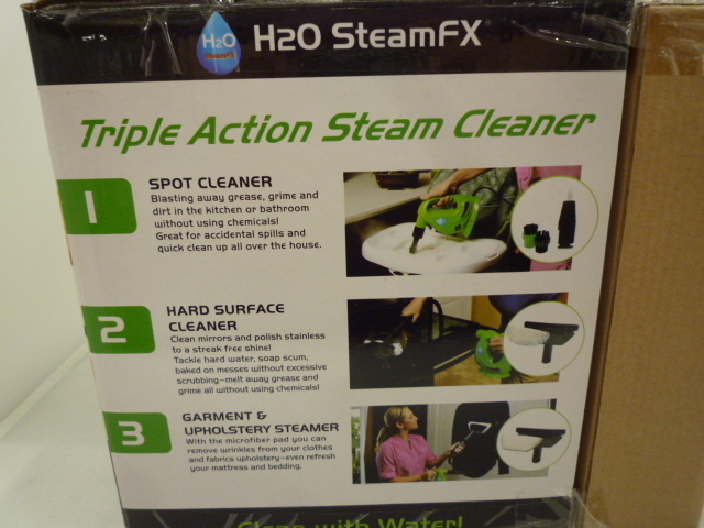 【株式会社三昧生活】　H2O　steam　FX　ハンディスチームクリーナー　レッド　赤色　掃除用具　家電　SY02-I53　＊ラスト＊_画像4