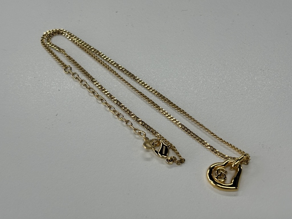 【中古】Christian Dior クリスチャン ディオール ネックレス 金メッキ_画像2