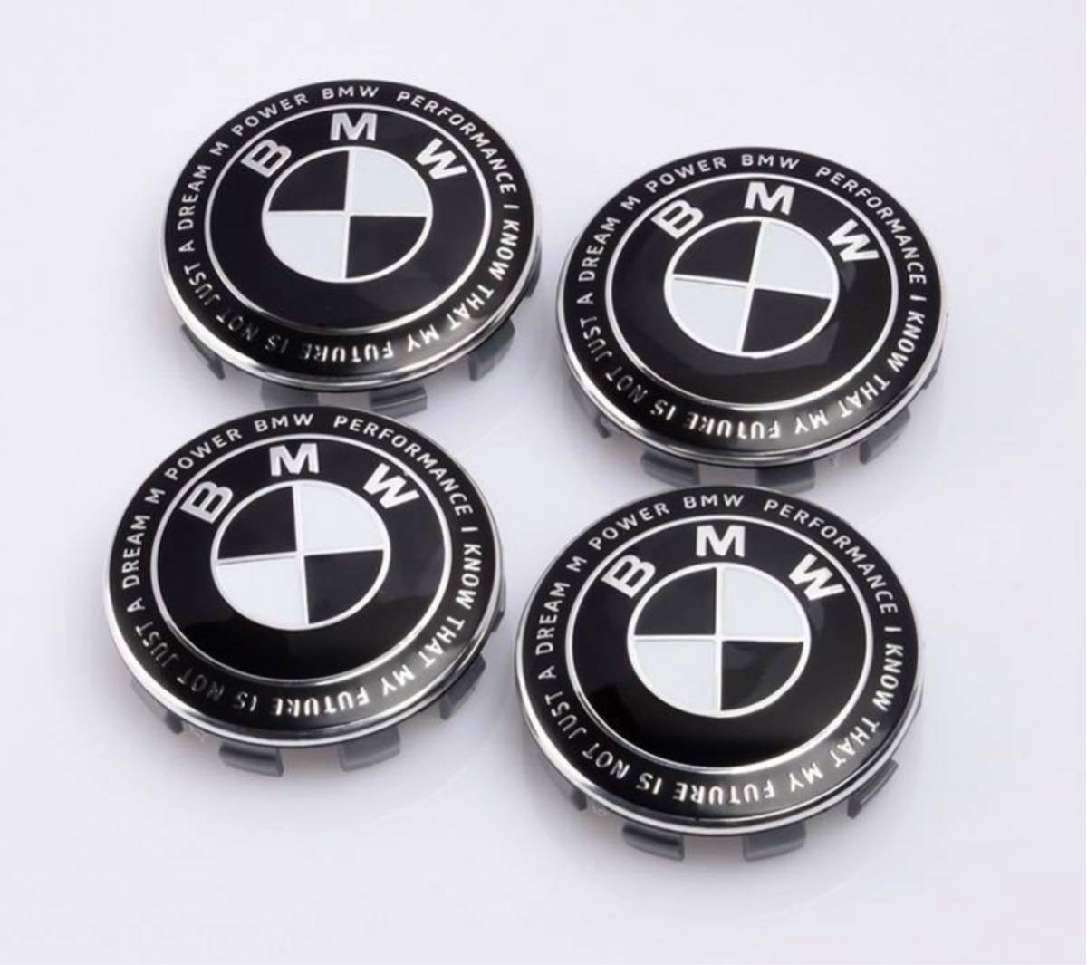 BMWホイールセンターキャップ BMWエンブレム 82mm2個　68mmホイールキャップ4個、45mmハンドル用　7点セット　50周年_画像4