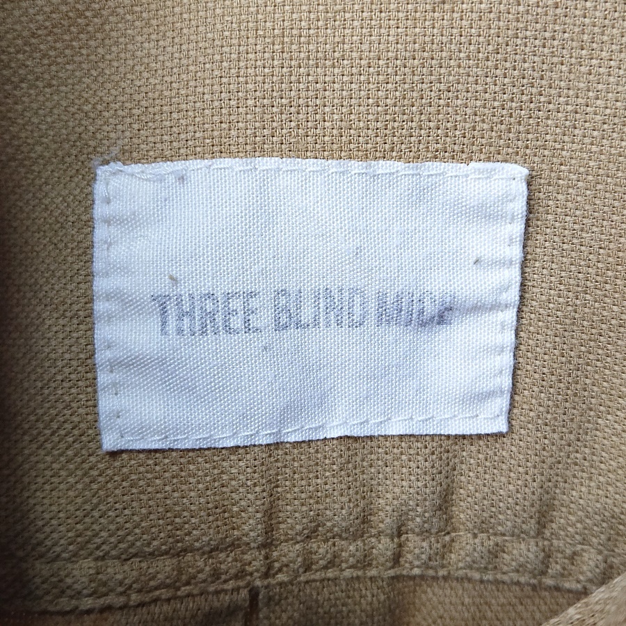 THREE BLIND MICE スリーブラインドマイス ミリタリーシャツ ライトブラウン size40_画像6
