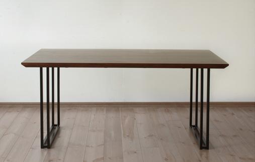 【送料別途】 家具DIY シンプル ロ型スチールテーブル脚 パーツ NIPPONAIRE-B (ジョイントボルト・鬼目ナット付属)_イメージ画像※天板は付属しません。