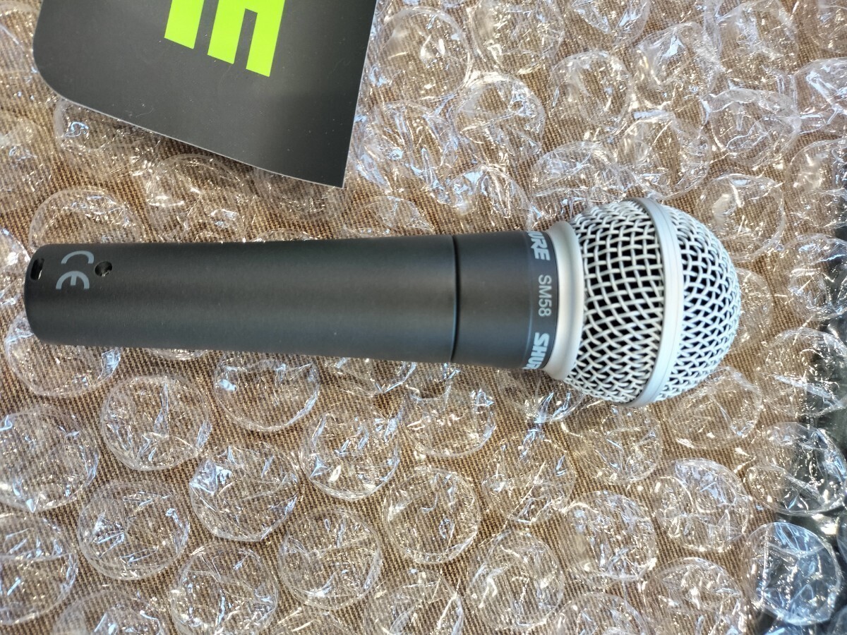 SHURE SM58マイク　5メートルコード付き_画像2