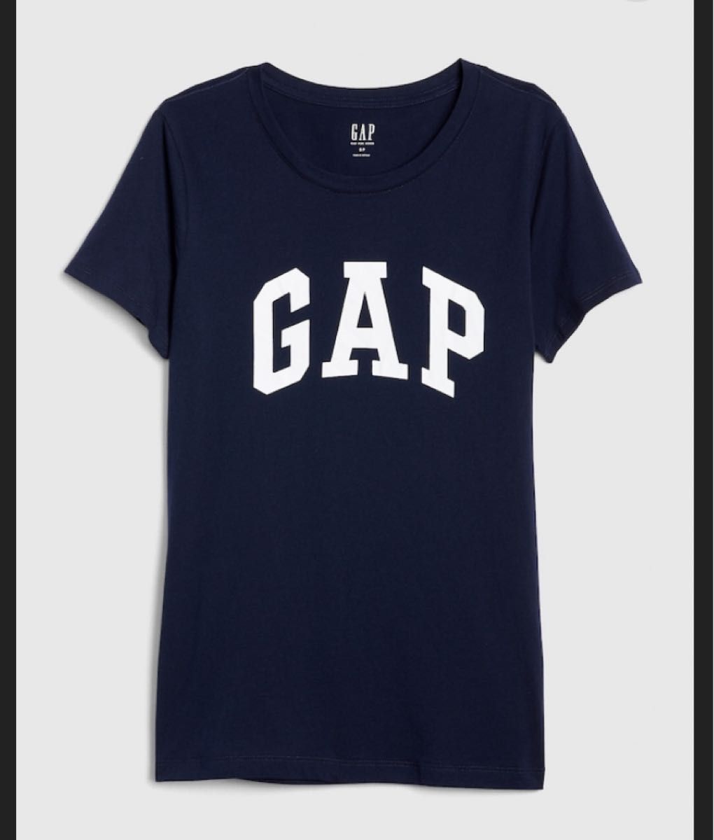 新品未使用★GAP ギャップ　ロゴ入りクルーネック半袖Tシャツ　２枚セット　レディース　s xs ネイビー　グレー