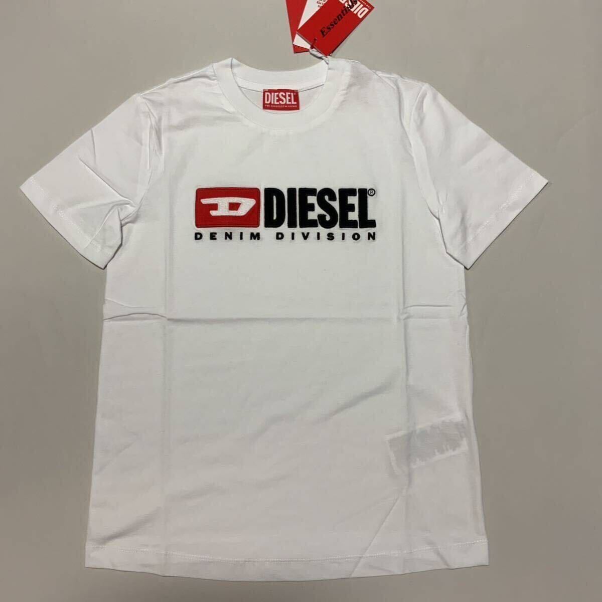 洗練されたデザイン　ディーゼル　DIESEL　正規品　Tシャツ　T-Reg-Div　ホワイト　XL　A05033 0GRAI　100%綿_画像2