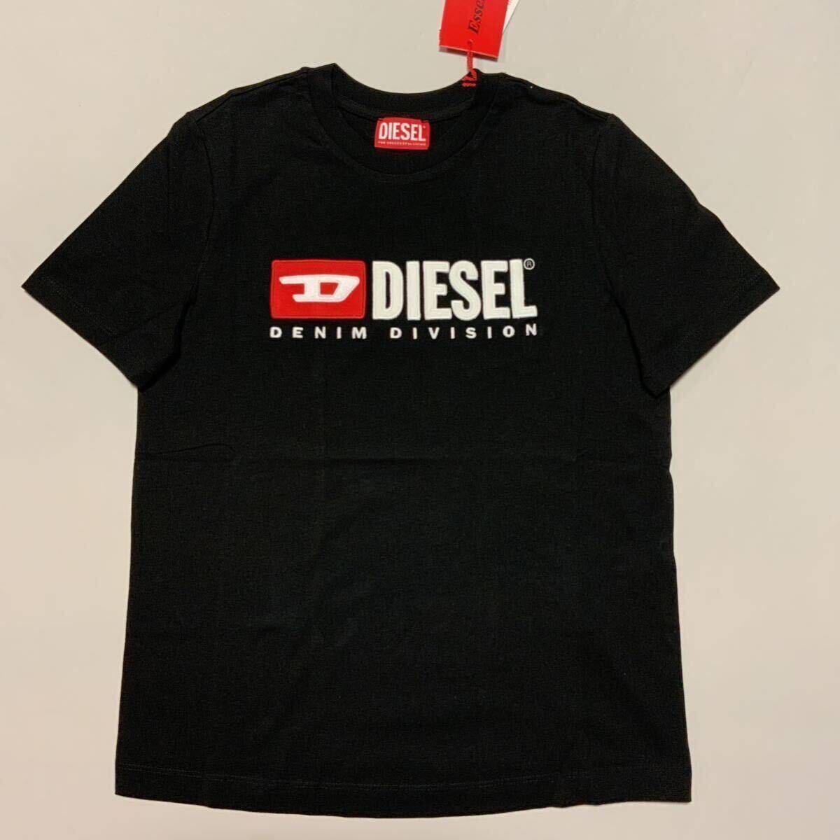 洗練されたデザイン　ディーゼル　DIESEL　正規品　Tシャツ　T-Reg-Div　ブラック　XL　A05033 0GRAI　100%綿_画像2