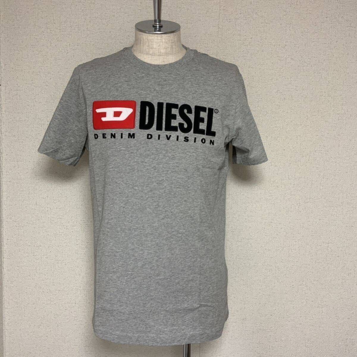 洗練されたデザイン　DIESEL　T-Diegor-Div　グレー　M　A03766 0GRAI　新モデル　#DIESELMAKO ¥13,200税込