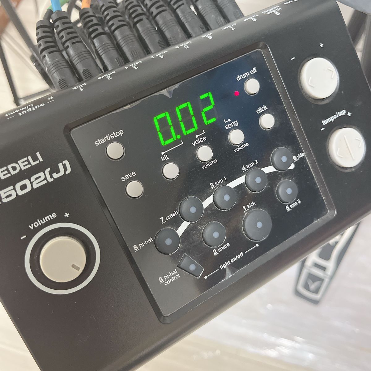 MEDELI メデリ 電子ドラム DD502J BK 完品 