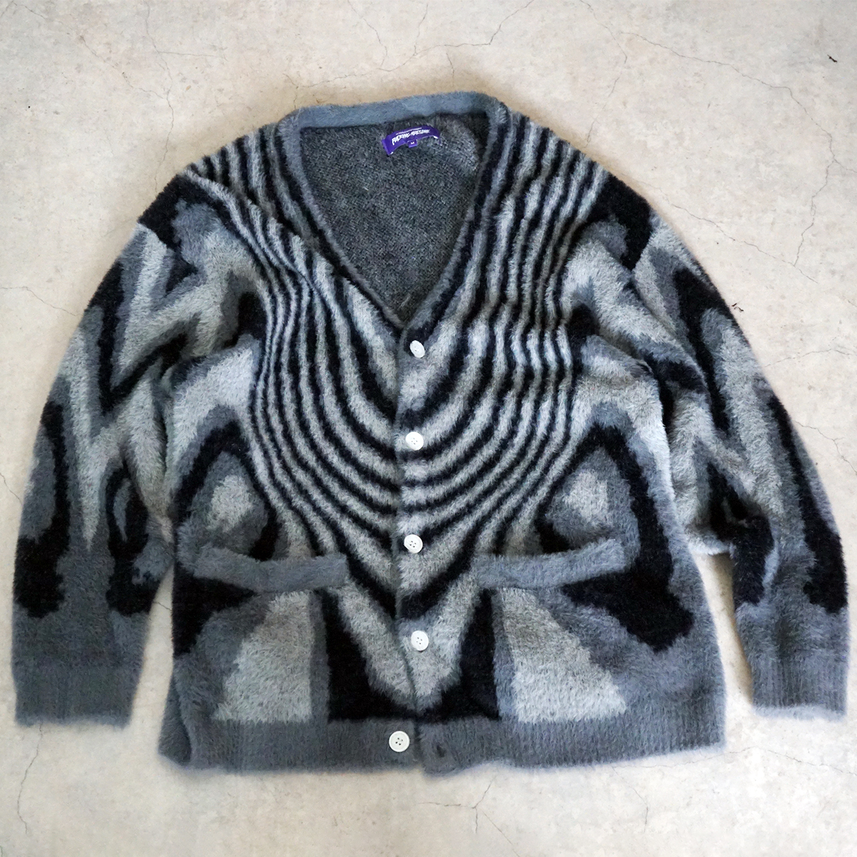 Fucking Awesome ACID HAIRY CARDIGAN /fa King o- Sam cardigan 