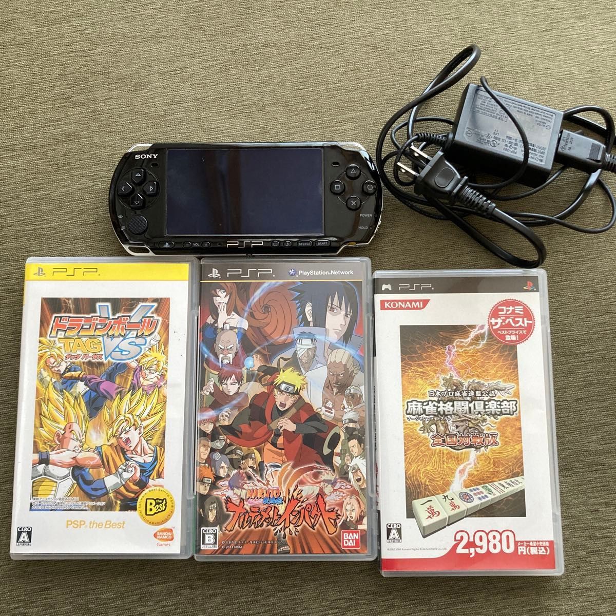 PSP 本体＆ソフト3本セット　ジャンク