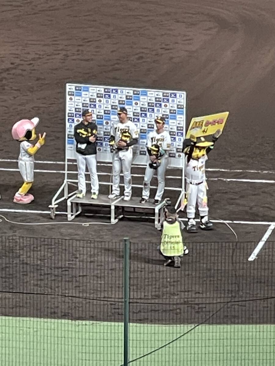  Hanshin vs Yakult 5/19( day ) ivy seat 3 ream number [ through . side seat contains ] rain compensation equipped!