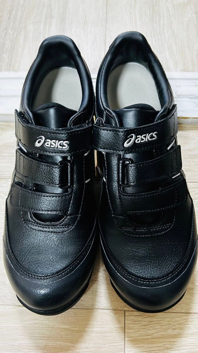 新品 未使用 アシックス 安全靴 ウィンジョブ CP301ブラック ASICS ワーキングシューズ 26.5  スニーカー