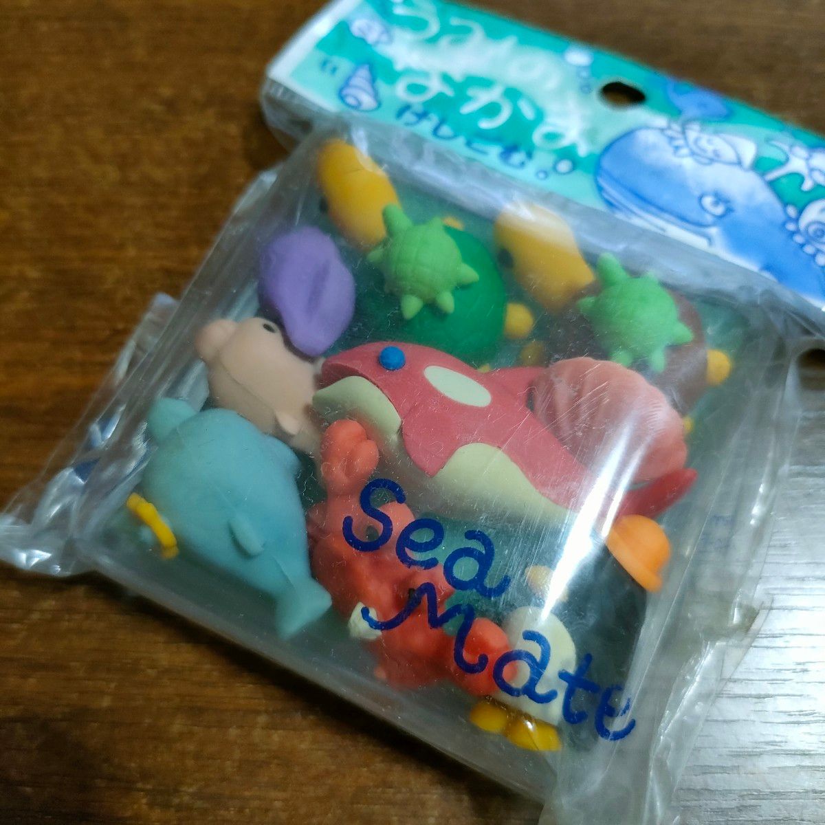 レア品　夢のある　うみのなかま　けしごむ 消しゴム　Sea Mate Eraser Dreamerasers　日本製　