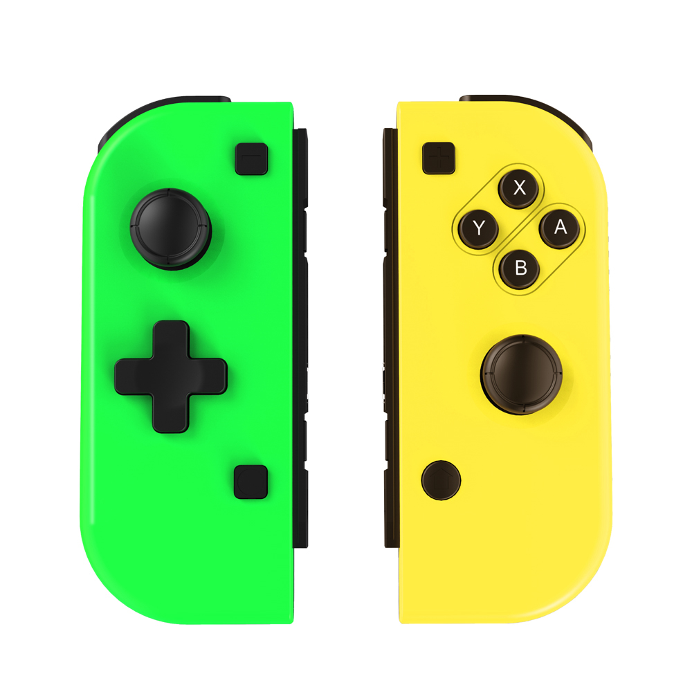 【国内匿名発送】 Switch スイッチ joy-con ジョイコン 互換 代替品 コントローラー  グリーンとイエローの画像1