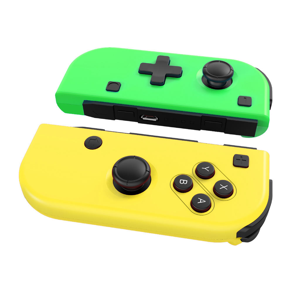 【国内匿名発送】 Switch スイッチ joy-con ジョイコン 互換 代替品 コントローラー  グリーンとイエローの画像3