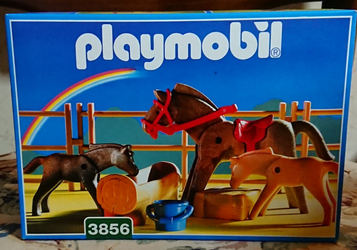 注目ブランドのギフト プレイモービル 動物 馬たち 3856 プレイ