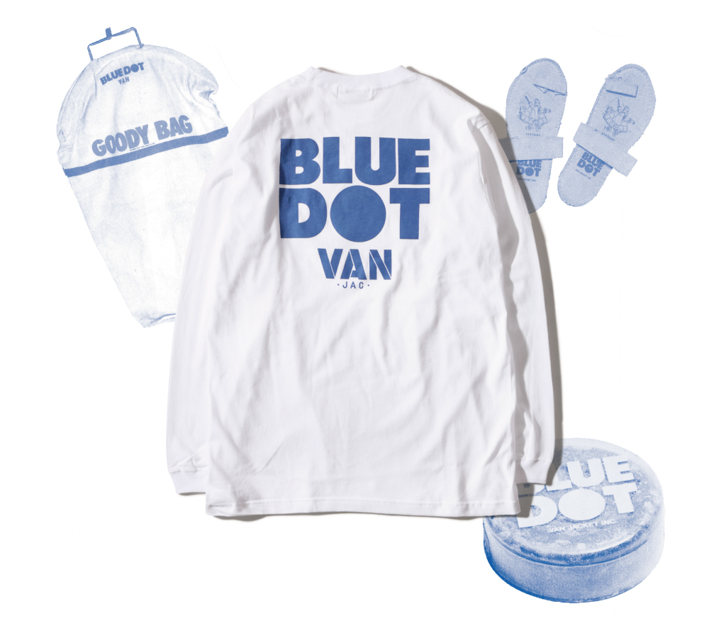 ★送料無料!カスタムオーダー品! VAN JAC ヴァンヂャケット 1972～3年 Blue Dot VAN!! キャンペーン ロングTシャツ L ホワイト★ _画像6