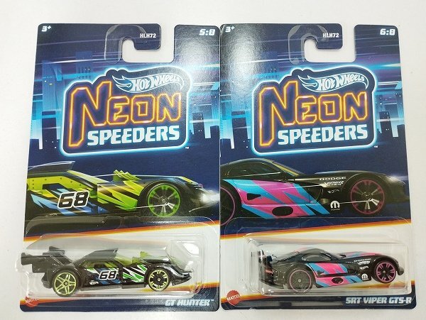 mP685a [未開封] ホットウィール ネオンスピーダーズ 全8種 フォード フォーカス RS 他 / NEON SPEEDERS | ミニカー T_画像6