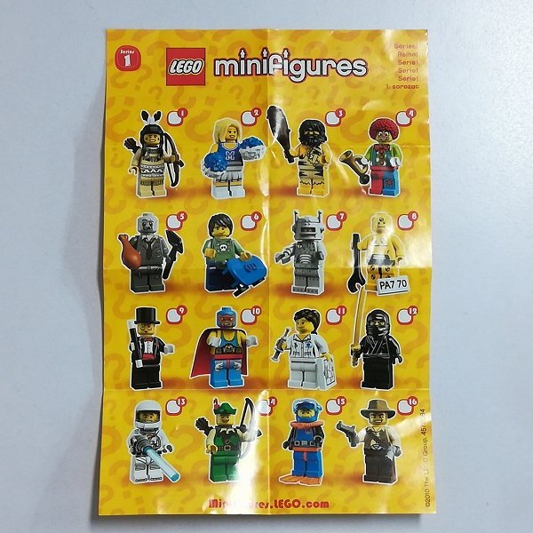 mL734a [まとめ] LEGO レゴ ミニフィギュア シリーズ1 全16種 ピエロ チアリーダー カウボーイ テストドライバー 他 | ホビー Hの画像6