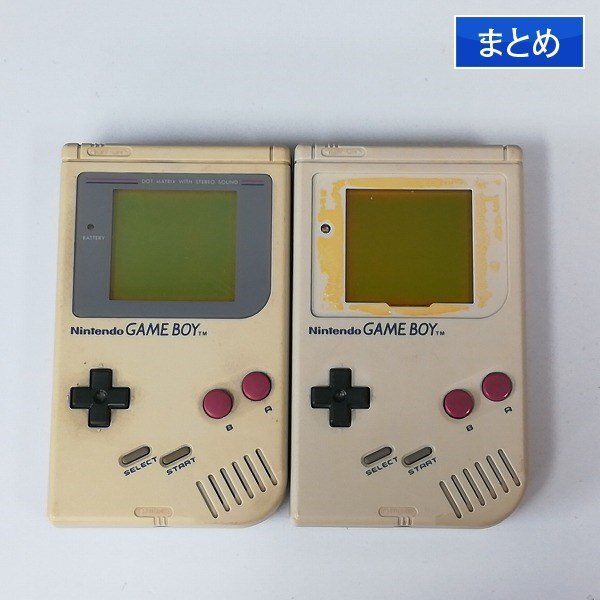 gV491a [訳あり] GB ゲームボーイ 初期型 本体のみ 計2点 / Nintendo GAME BOY | Xの画像1