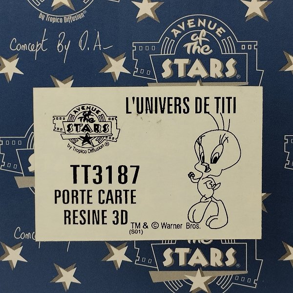 mN215a [人気] AVENUE of The STARS ルーニー・テューンズ トゥイーティー レジン製 カードホルダー | フィギュア Hの画像9