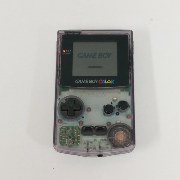 gA500a [動作品] GBC ゲームボーイカラー クリアパープル 本体のみ / GAMEBOY COLOR | X_画像4