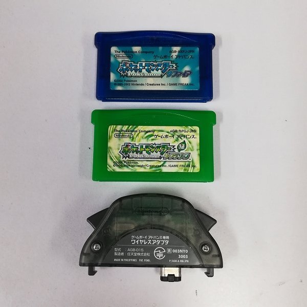 gA499a [箱説有] GBA ソフト ポケットモンスター サファイア リーフグリーン 計2点 / ポケモン | ゲーム X_画像5