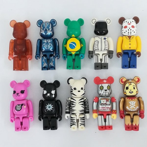 mJ629a [ with defect ] 100% Bearbrick series 3 Secret contains 10 kind ARTIST/ reverse side ARTIST DEVILROBOTS other | figure H