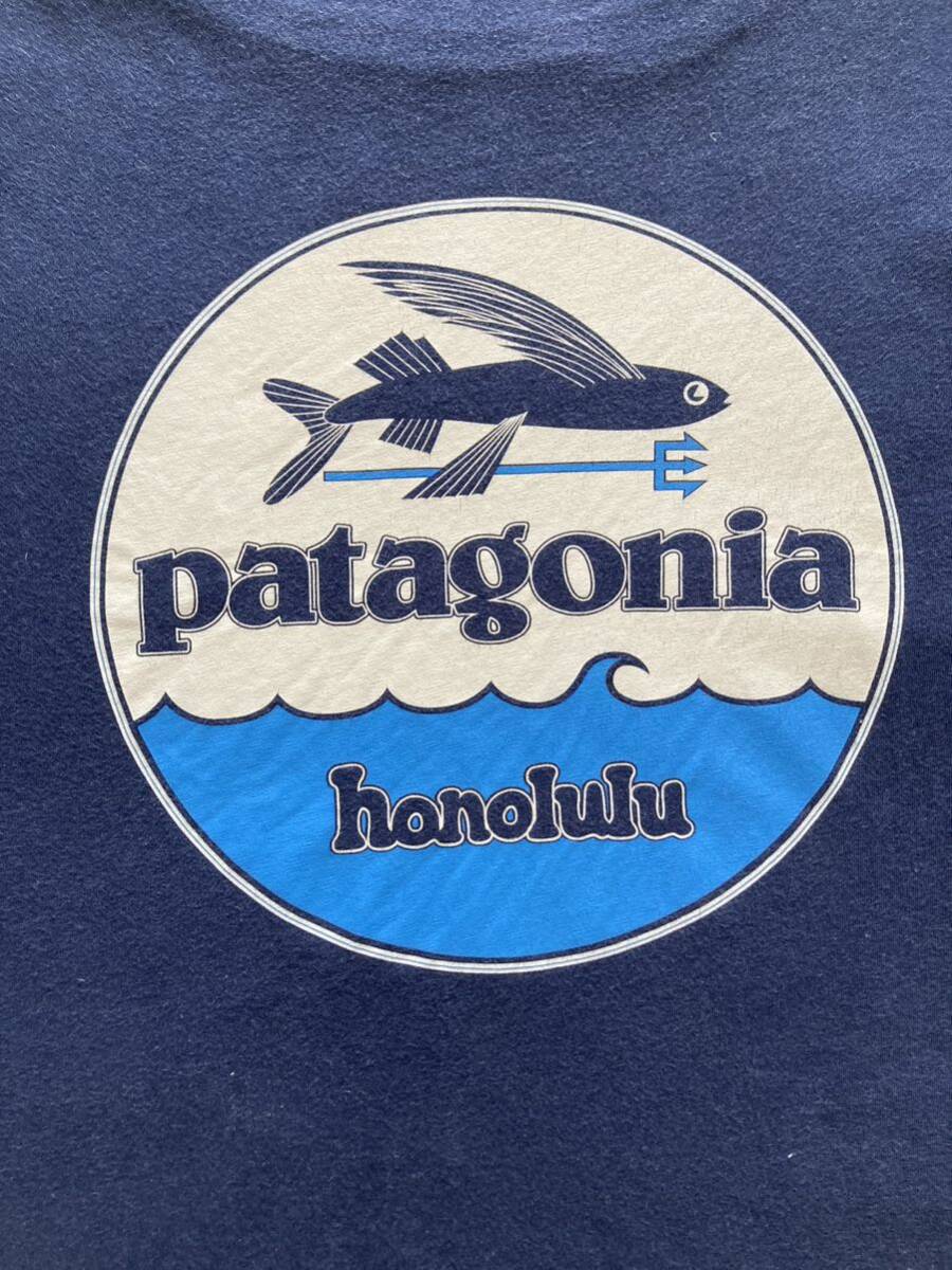 Patgonia Ｈawaii honolulu S SIZE NAVY 限定 Ｔシャツ パタゴニア ハワイ ホノルル 日本未発売 パタロハ の画像1