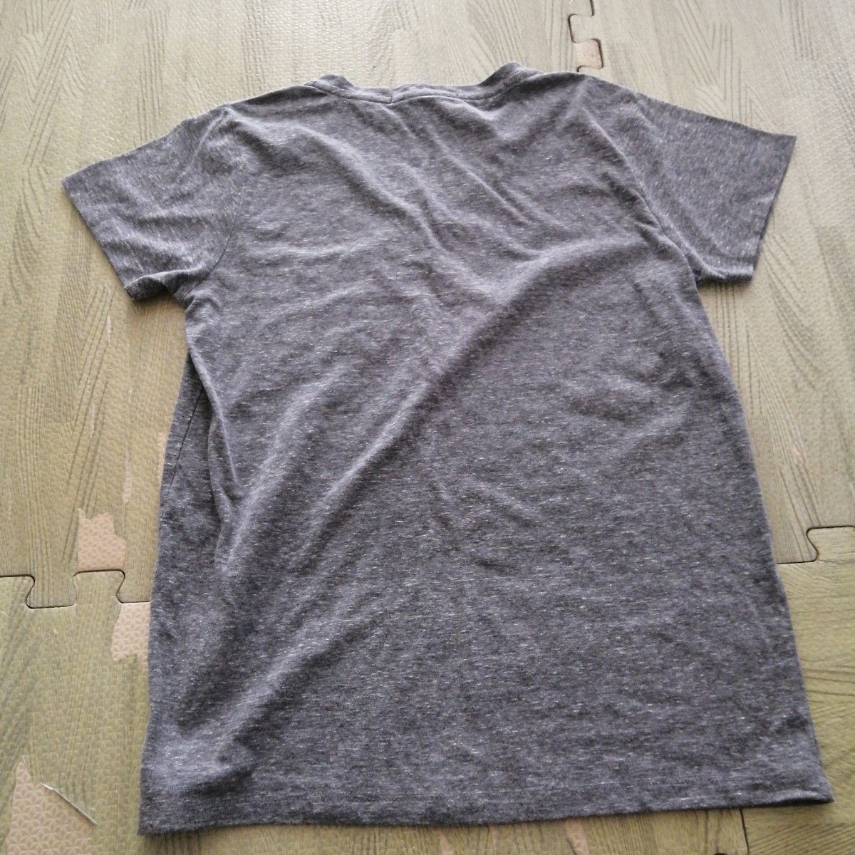 Tシャツ　Vネック　レディースM 　グレー　半袖　美品　160cm