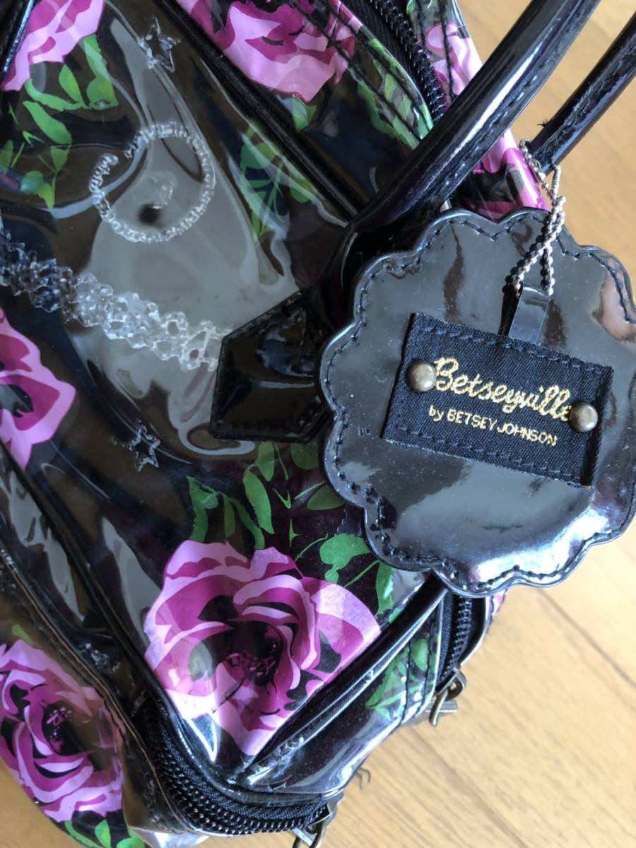 BETSEY JOHNSON ベッツィジョンソン 薔薇バック_画像1