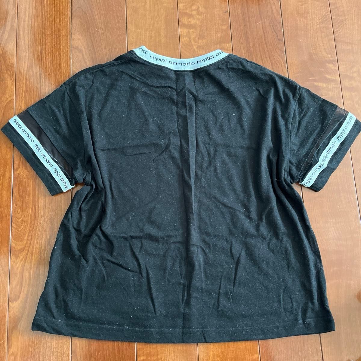 repipi armario・レピピ・半袖Tシャツ・XS・140~150・ブラック