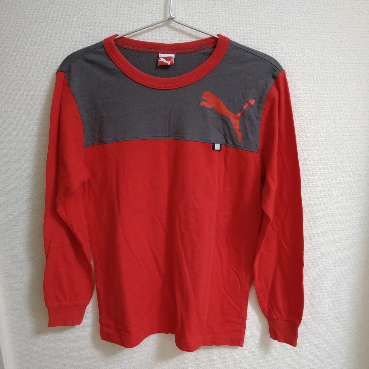 USED★adidas・PUMA 長袖Tシャツ３枚セット　150cm_画像6