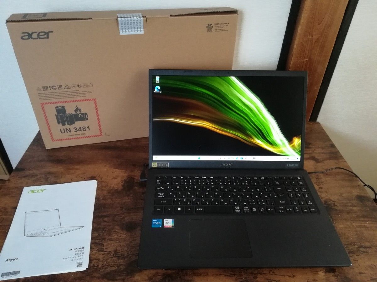 ACER ASPIRE5 i5 1135G7/RAM8GB/SSD512GB/windows11/office