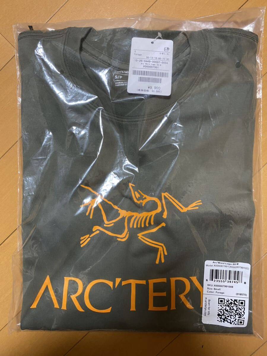 ARC’TERYX アークテリクス Arc Word Logo SS M Forage Ｓサイズ Ｔシャツ 新品未使用品_画像3