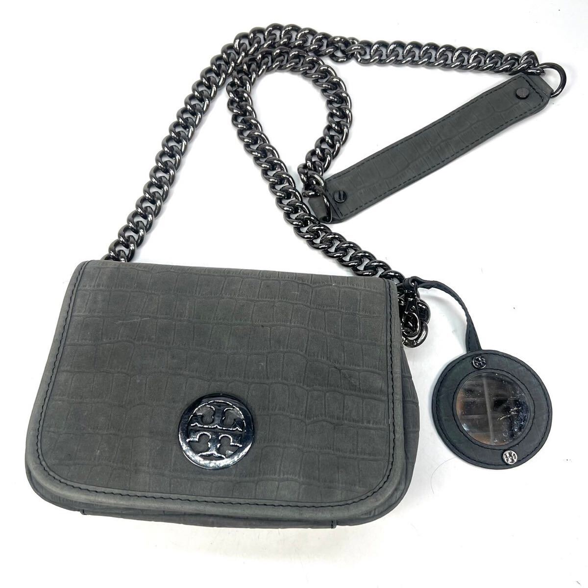 TORY BURCH トリーバーチ チェーンショルダーバッグ ヌバック TORY BURCH トリーバーチ チェーンショルダーバッグ ヌバック