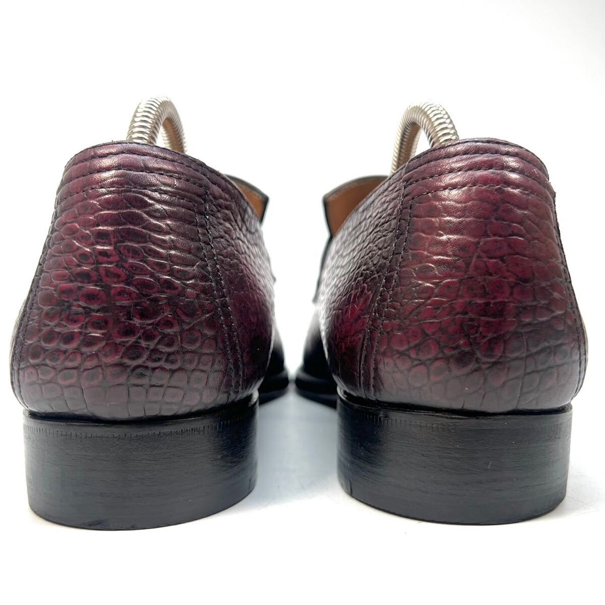 Berluti ベルルッティ クロコ型押し ローファー 革靴 レザー 4 Berluti ベルルッティ クロコ型押し ローファー 革靴 レザー 4
