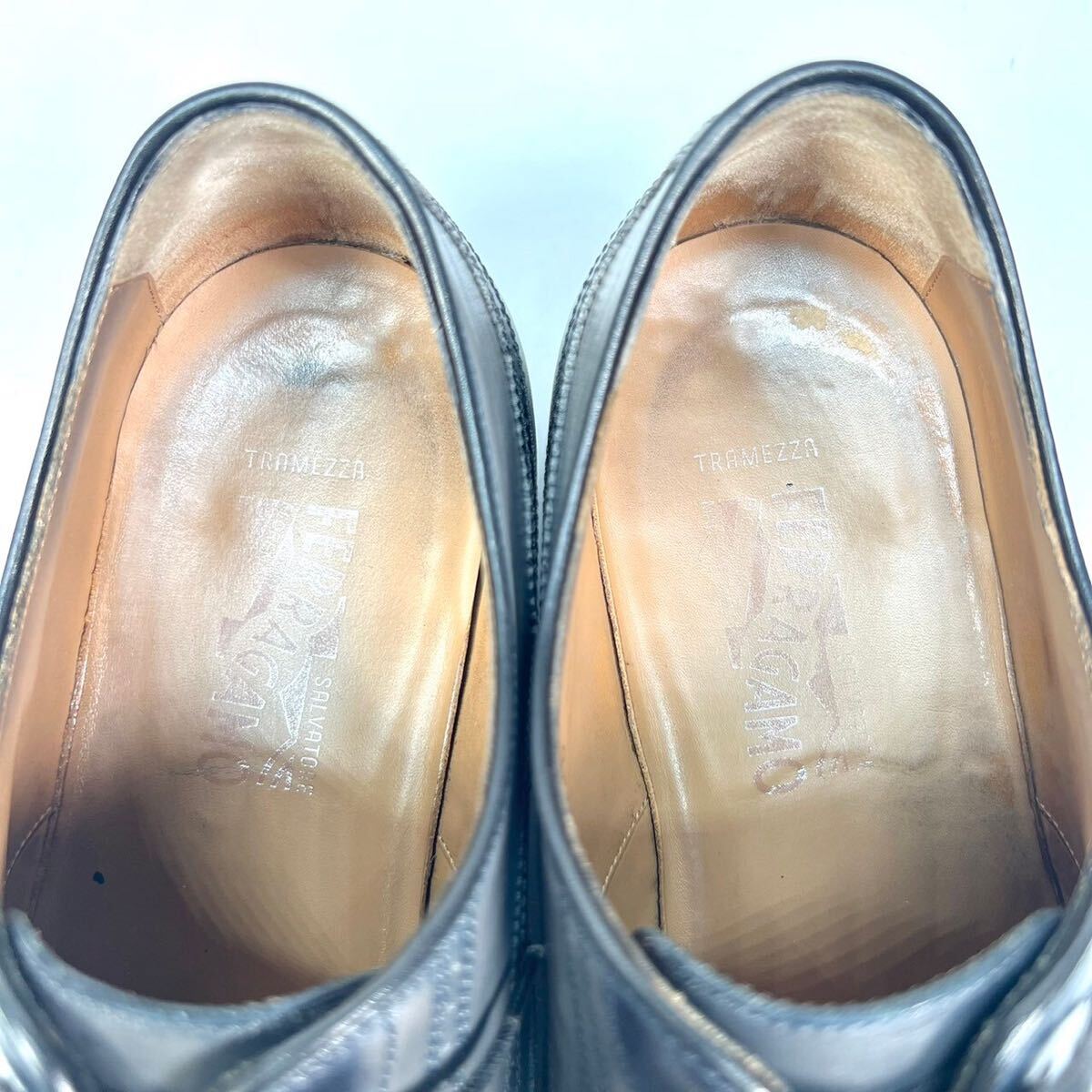 【最高級ライン】サルヴァトーレフェラガモ TRAMEZZA トラメッザ　革靴　ウィングチップ　5 23.5cm メンズ　靴　ビジネスシューズ