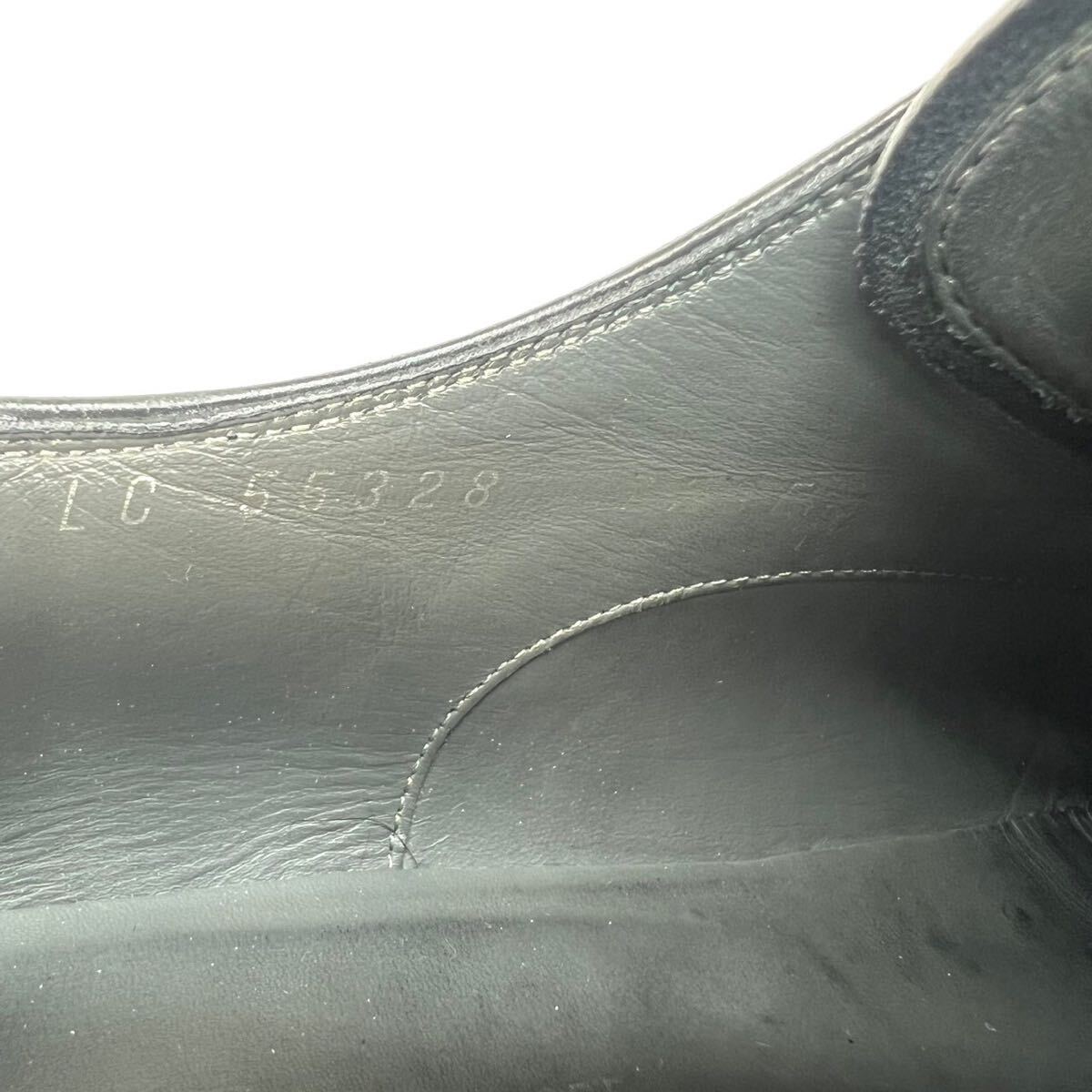 サルヴァトーレフェラガモ 革靴　Uチップ　7 1/2 25.5cm メンズ　靴　ビジネスシューズ　ブラック　黒