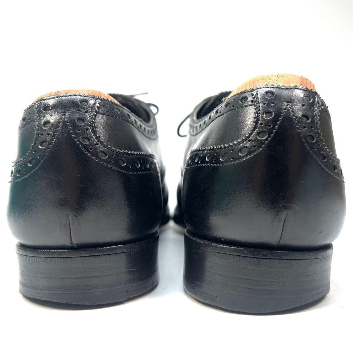 EDWARD GREEN エドワードグリーン　革靴　CADOGAN 7 1/2 26cm E82 メンズ　靴　ビジネスシューズ　ブラック　黒　ストレートチップ_画像4