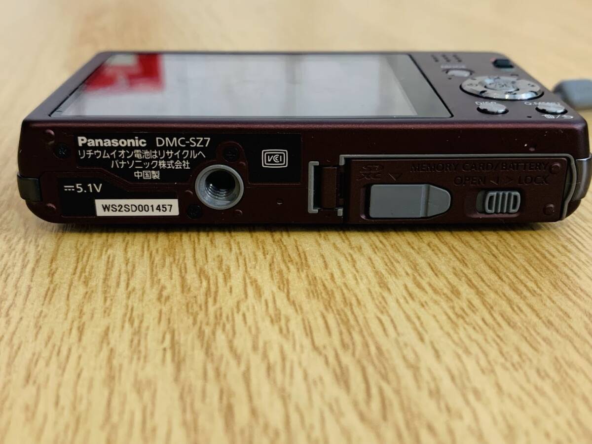 Panasonicパナソニック デジタルカメラ デジカメ LUMIX DMC-SZ7-T ブラウン_画像6