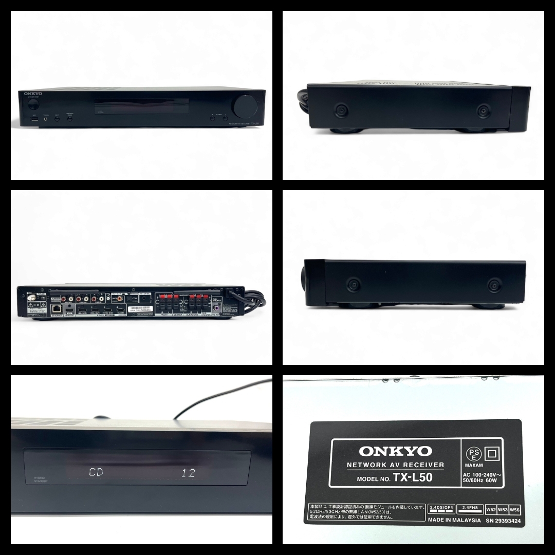 5E2* electrification OK* ONKYO Onkyo (TX-L50) network AV receiver thin type 