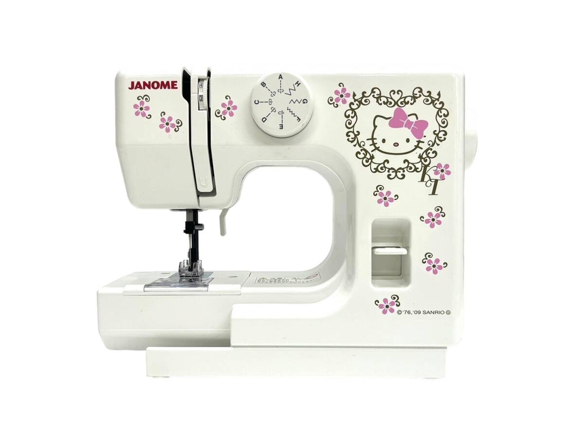 4M3*JANOME/ Janome * Sanrio HELLO KITTY Hello Kitty KT-35[MODEL 525] ручная работа рукоделие швейная машина 