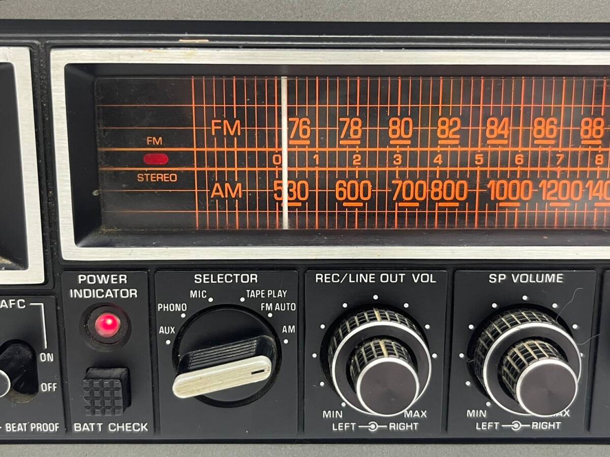 4M3★通電OK★ National ナショナル FM/AM ステレオカセットレコーダー（RS-4400）オーディオの画像3