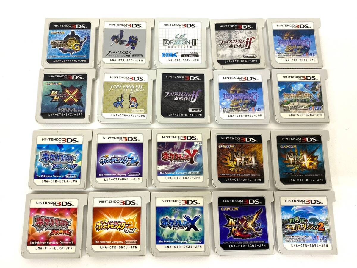 5T2*3DS soft 20 point summarize * Nintendo nintendo Pocket Monster Monstar Hunter world .. .. Fire Emblem other game 