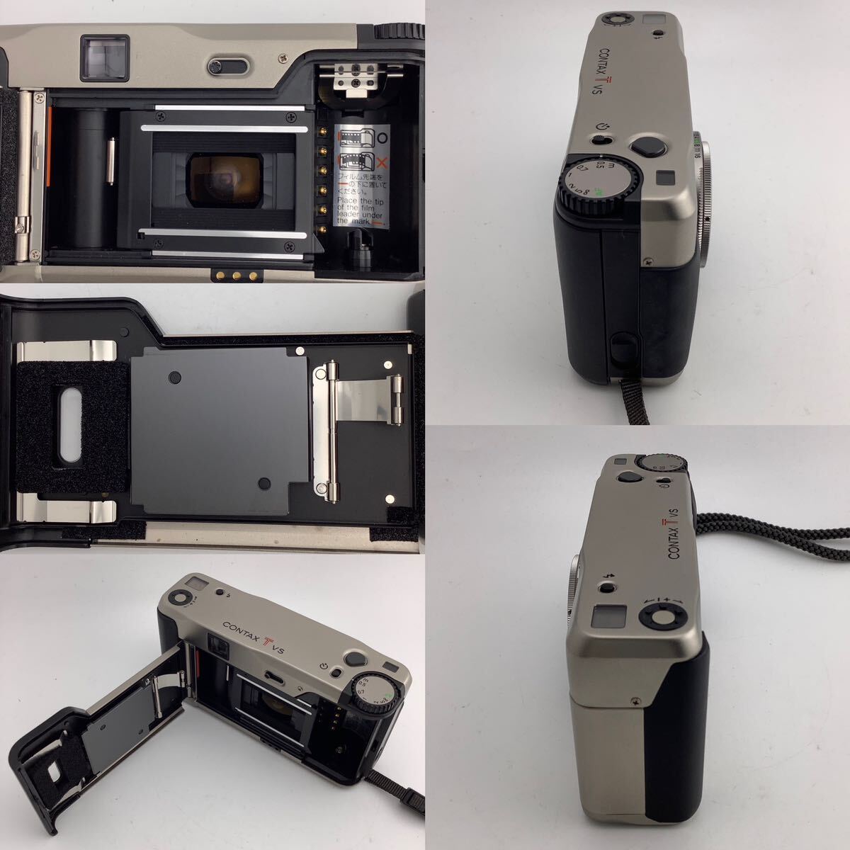 コンタックス CONTAX T VS Vario Sonnar 3.5-6.5 / 28-56 コンパクト フィルムカメラ 専用ケース 箱付き 通電確認済み (k8327-y248)の画像4