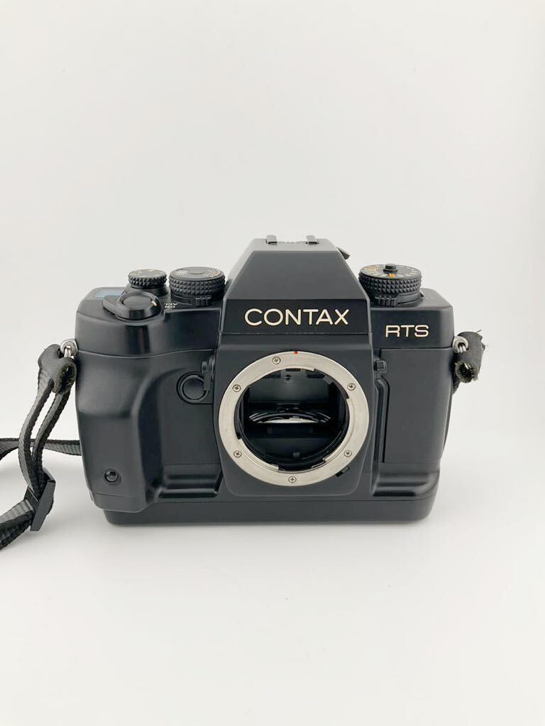 CONTAX RTS III ボディ コンタックス フィルム一眼レフ ブラックレンズキャップ付きフィルムカメラ 空シャッター通電確認済み (k5837-y253)の画像2