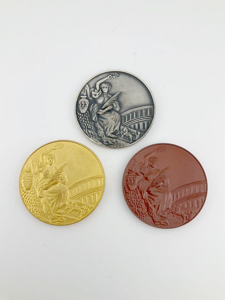 メダル ゴールドメダル 表彰メダル おもちゃ シルバーメダル ブロンズメダル 玩具 ケース付 コレクション 3枚セット (k5868-y247)_画像3