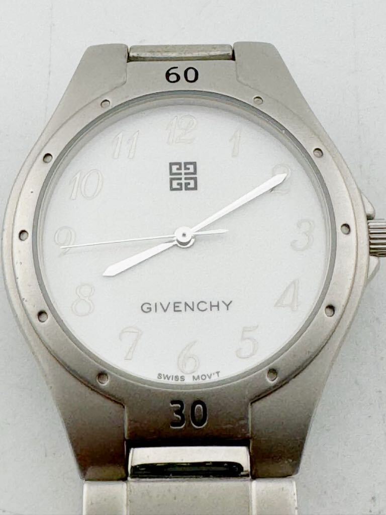 GIVENCHY ジバンシー クォーツ 腕時計 ブランド レディース メンズ 文字盤白【k3440】_画像2